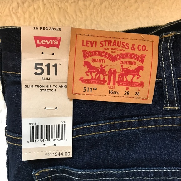 SOLD OUT 🛑🛑 Levi’s 511 Girl’s Jeans - Picture 2 of 8